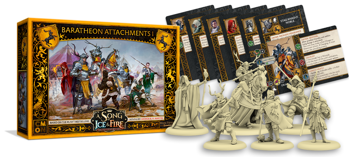 A Song of Ice and Fire : Tabletop Miniatures Game - Baratheon Attachments #1